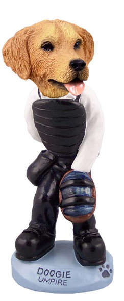 Dog Lover Doogie Collectible Figurine - Golden Retriever Umpire From Conversation Concepts