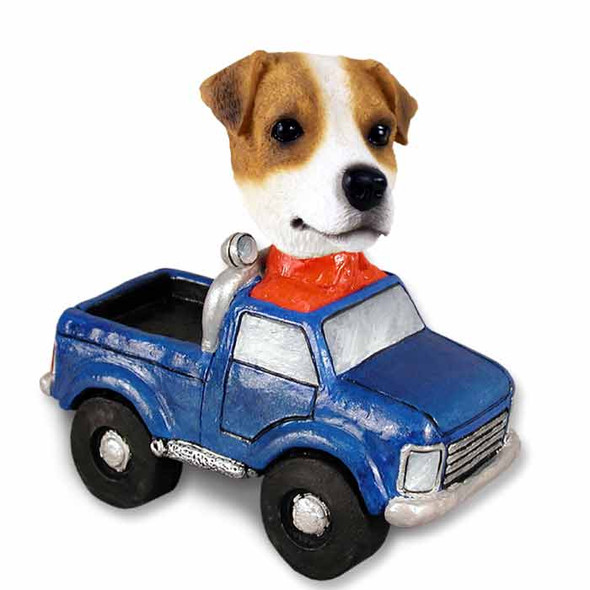 Dog Lover Hand-painted Figurine - Jack Russell Terrier Pickup Doogie Collectible From Conversation Concepts