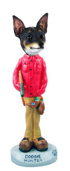 Dog Lover Doogie Collectible Figurine - Rat Terrier Hunter From Conversation Concepts