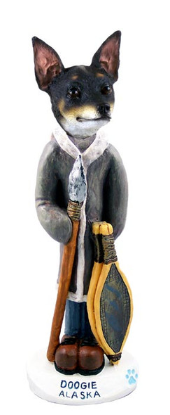Dog Lover Doogie Collectible Figurine - Rat Terrier Alaska From Conversation Concepts