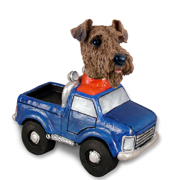 Dog Lover Doogie Collectible Figurine - Airedale Pickup From Conversation Concepts