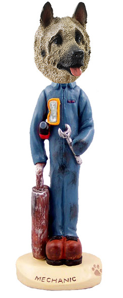 Dog Lover Doogie Collectible Figurine - Akita Fawn Mechanic From Conversation Concepts