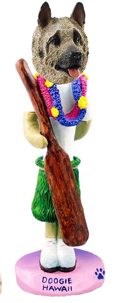 Dog Lover Doogie Collectible Figurine - Akita Fawn Hawaii From Conversation Concepts