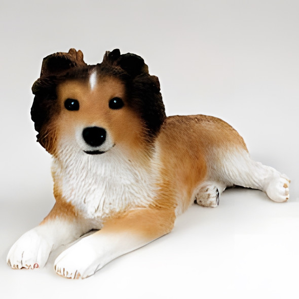Dog Lover Hand-painted Figurine - Sheltie Sable Puppy From Conversation Concepts
