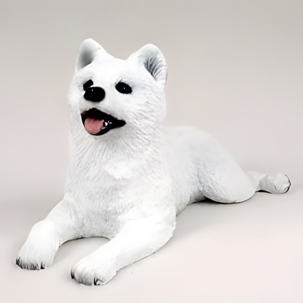 Dog Lover Hand-painted Figurine - Samoyed Puppy From Conversation Concepts