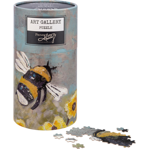 1000 Piece Jigsaw Puzzle - Bumblebee & Sunflower from Primitives by Kathy