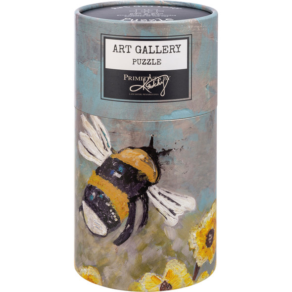 1000 Piece Jigsaw Puzzle - Bumblebee & Sunflower from Primitives by Kathy