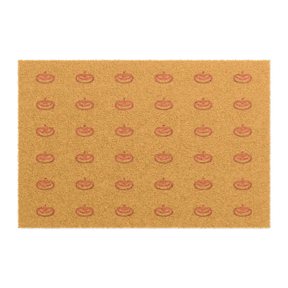 Halloween Anti-Slip Coir Doormat 24" x 16" - Pumpkin Parade