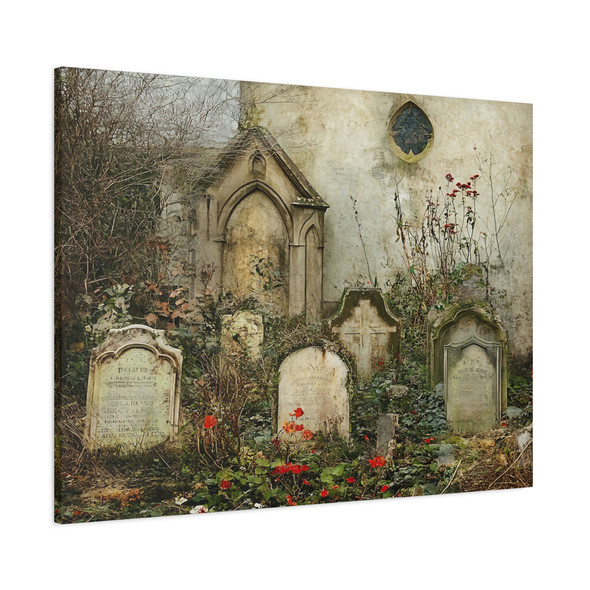 Whispers of the Necropolis: Large Stretched Canvas Wall Art 40