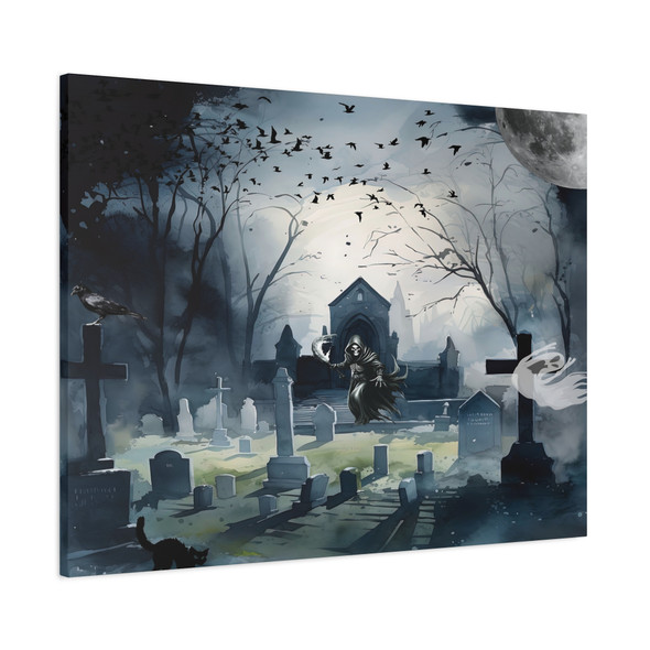 Whispers of the Necropolis: Large Stretched Canvas Wall Art 40