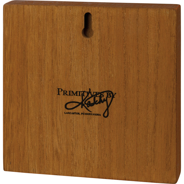 Wooden Block Sign | Moon Phases | Trust The Magic Of New Beginnings | 6x6 | Primitives by Kathy