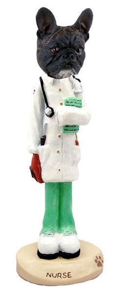 French Bulldog Nurse Doogie Collectible Dog Figurine