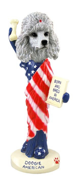 White Poodle American Doogie Collectible Dog Figurine