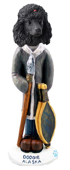 Black Poodle Alaska Doogie Collectible Dog Figurine