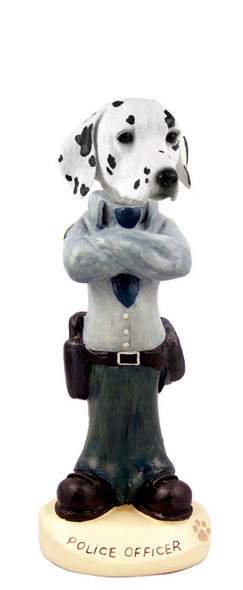 Dalmatian Police Doogie Collectible Dog Figurine