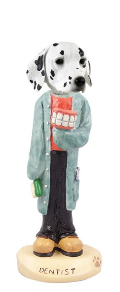 Dalmatian Dentist Doogie Collectible Dog Figurine