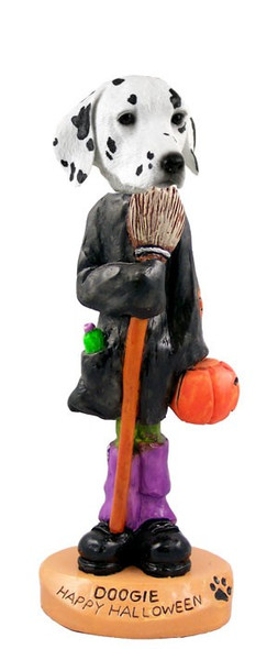 Dalmatian Happy Halloween Doogie Collectible Dog Figurine