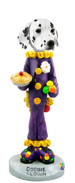 Dalmatian Clown Doogie Collectible Dog Figurine