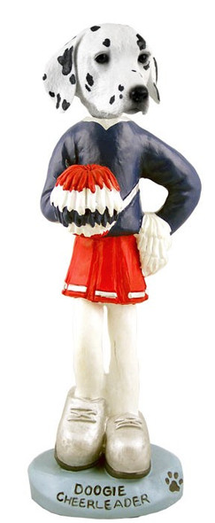 Dalmatian Cheerleader Doogie Collectible Dog Figurine