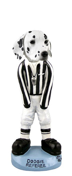 Dalmatian Referee Doogie Collectible Dog Figurine
