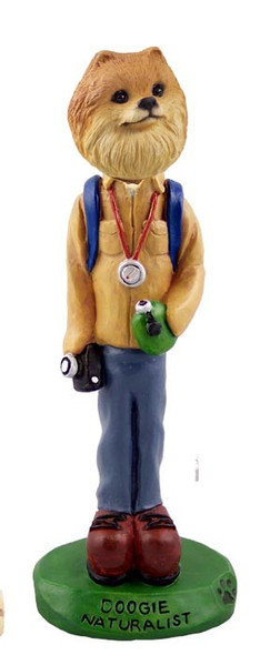 Red Pomeranian Naturalist Doogie Collectible Dog Figurine