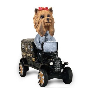 Yorkshire Terrier Paddy Wagon Doogie Collectible Dog Figurine