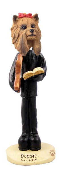 Yorkshire Terrier Clergy Doogie Collectible Dog Figurine