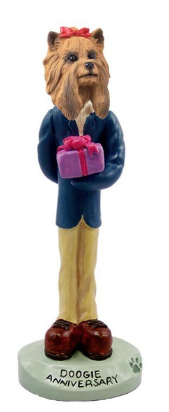 Yorkshire Terrier Anniversary Doogie Collectible Dog Figurine