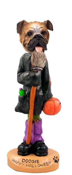 Bulldog Happy Halloween Doogie Collectible Dog Figurine