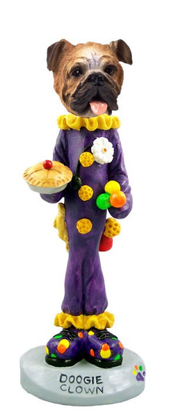 Bulldog Clown Doogie Collectible Dog Figurine