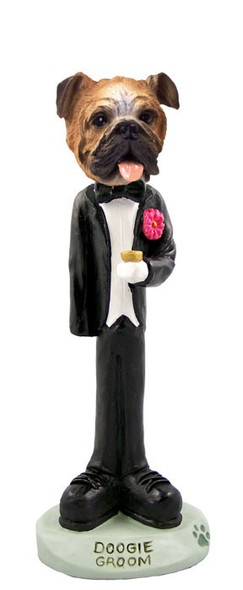 Bulldog Groom Doogie Collectible Dog Figurine