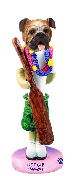Bulldog Hawaii Doogie Collectible Dog Figurine
