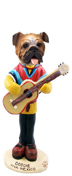 Bulldog Viva Mexico Doogie Collectible Dog Figurine