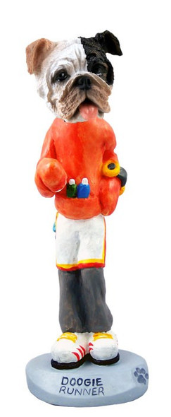 Brindle Bulldog Runner Doogie Collectible Dog Figurine