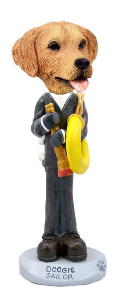 Golden Retriever Sailor Doogie Collectible Dog Figurine