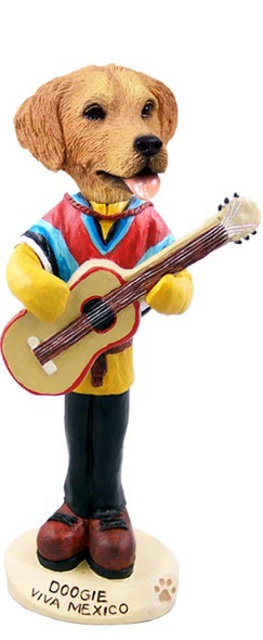 Golden Retriever Viva Mexico Doogie Collectible Dog Figurine