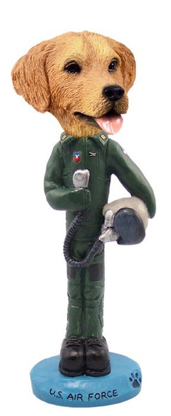 Golden Retriever U S Air Force Doogie Collectible Dog Figurine