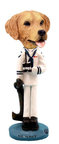Golden Retriever U S Navy Doogie Collectible Dog Figurine