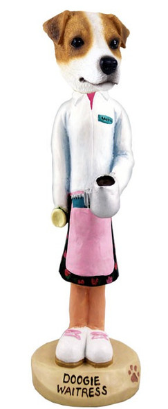 Jack Russell Terrier Waitress Doogie Collectible Dog Figurine