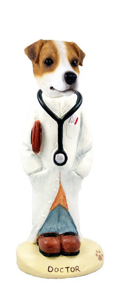 Jack Russell Terrier Doctor Doogie Collectible Dog Figurine
