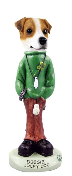 Jack Russell Terrier Lucky Doogie Collectible Dog Figurine