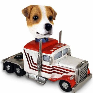 Jack Russell Terrier Truck Tractor Doogie Collectible Dog Figurine