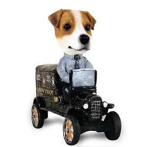 Jack Russell Terrier Paddy Wagon Doogie Collectible Dog Figurine