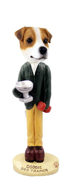 Jack Russell Terrier Trainer Doogie Collectible Dog Figurine