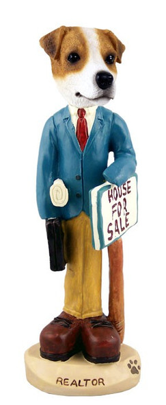 Jack Russell Terrier Male Realtor Doogie Collectible Dog Figurine