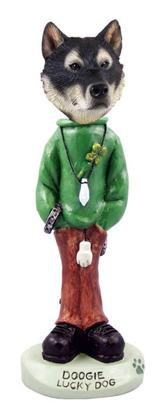 Alaskan Malamute Lucky Doogie Collectible Dog Figurine