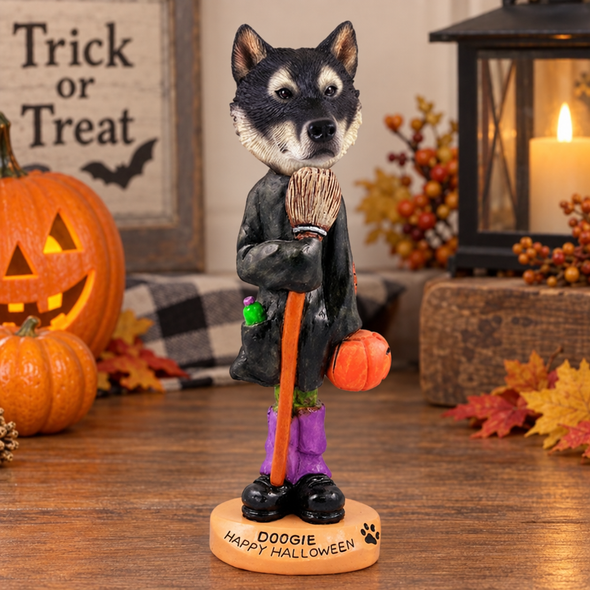 Alaskan Malamute Happy Halloween Doogie Collectible Dog Figurine