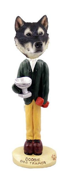 Alaskan Malamute Trainer Doogie Collectible Dog Figurine