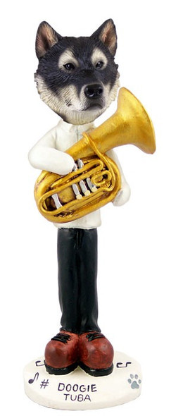 Alaskan Malamute Tuba Doogie Collectible Dog Figurine
