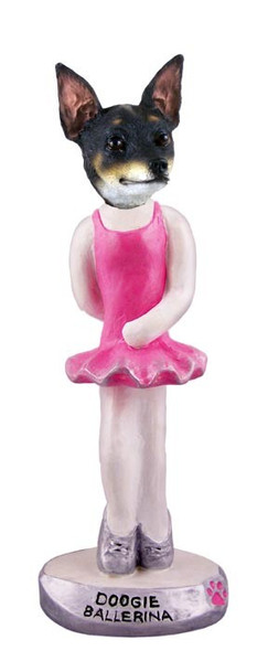 Rat Terrier Ballerina Doogie Collectible Dog Figurine